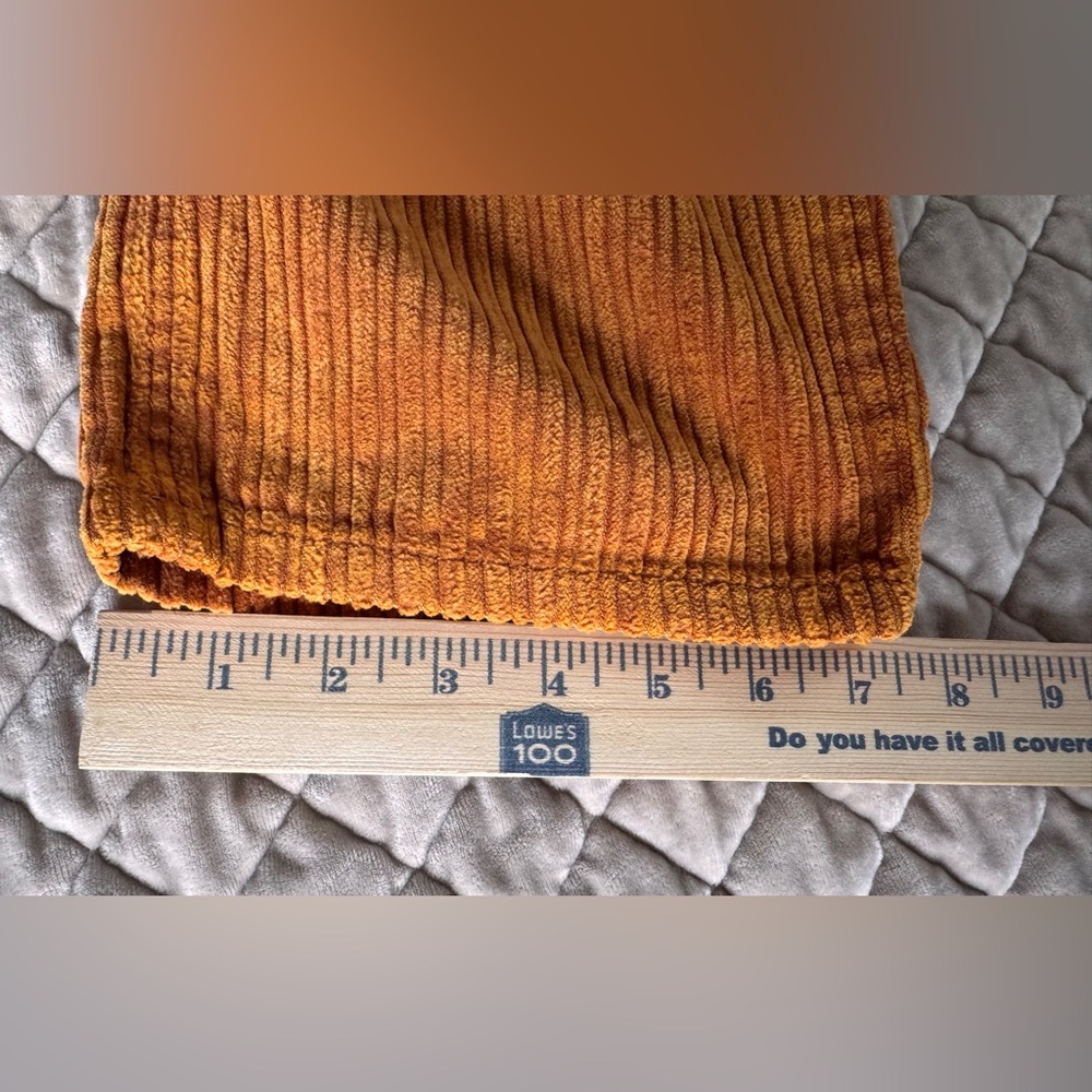 NWT BDG Burnt Orange High Rise Baggy Corduroy Pants size 25 Retro 70’s Vibes - Picture 8 of 8